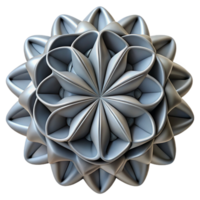 immaculate elegant A complex fractal pattern, rendered in shades of grey, with a subtle texture and a deep, three dimensional appearance impeccable png