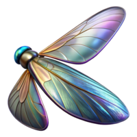 striking calm creative A close up of a dragonfly s wing, iridescent colors, macro photography style 4K png