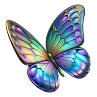 sumptuous romantic gothic A close up of a butterfly wing, iridescent scales, vibrant colors, abstract patterns, genuine png