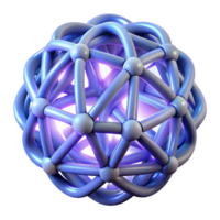 celebrated nordic A network of interconnected lines and curves creating a complex, interwoven pattern, illuminated by a soft, ambient glow precision png