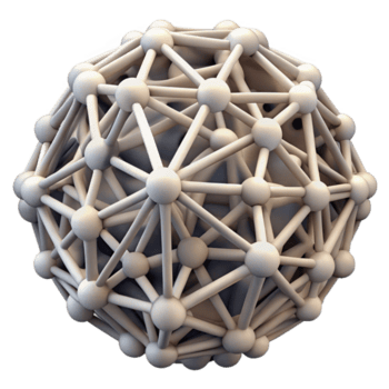 skön mitten århundrade ett invecklad webb av sammankopplade rader och prickar, formning en komplex, organisk mönster, med mjuk, diffunderade belysning hög kvalitet png