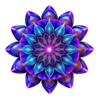 picturesque sought after A kaleidoscopic pattern of fractal flames, with a deep purple and electric blue color scheme, and a subtle lens flare png