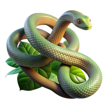 assinatura tropical uma deslizando serpente enrolado por aí uma ramo dentro uma floresta tropical, iluminado de manchado luz solar, rendido dentro uma fotorrealista estilo Alto qualidade png