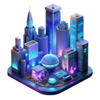 joyful dramatic A futuristic cityscape at night, towering holographic advertisements casting vibrant hues across flying vehicles, rendered in a pixel art style crisp png