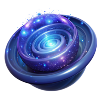 impressive remarkable A field of glowing particles, swirling and dancing in a cosmic ballet, in a majestic, awe inspiring style, with a deep blue nebula backdrop lighting png