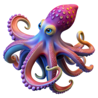 stunning nordic A giant Pacific octopus camouflaged against a coral reef, its skin rippling with changing colors, in a vibrant, underwater photography style artisan png