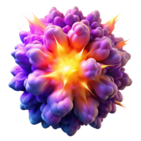 signature renaissance A chaotic explosion of vibrant, saturated hues, resembling a nebula, with a bright, celestial light source masterfully captured png