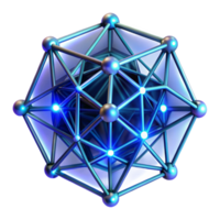 sumptuous notable A network of interconnected, glowing lines, forming a complex, geometric pattern, with a bright, neon light source png