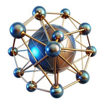 spielerisch strahlend ein Komplex Netzwerk von verbunden, glühend Linien und Knoten, pulsierend mit Energie, unter ein dramatisch, kontrastieren Licht. futuristisch Stil authentisch png