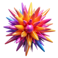 serene mysterious bohemian A chaotic explosion of vibrant colors, with dynamic brushstrokes and a grainy texture, in an abstract expressionist style, lit by a single spotlight flawless png