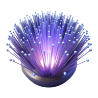 serene reflective nordic A field of interwoven, fiber optic strands, emitting a soft, glowing light, in a futuristic, technological style ultra HD png