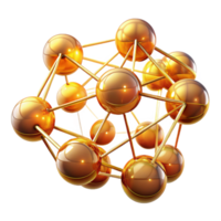 enchanting timeless A network of interconnected glowing orbs, creating a complex and dynamic structure, illuminated by a warm, golden light. Abstract network visualization, futuristic png