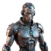 timeless classic A cyborg with intricate mechanical augmentations, dark and gritty style original png