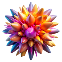 vibrant memorable A chaotic explosion of vibrant colors and textures, illuminated by flashing strobe lights, in a grunge, abstract expressionist style png