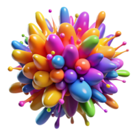 picturesque romantic minimalist A chaotic explosion of paint splatters and brushstrokes, in a vibrant, abstract expressionist style sharp png