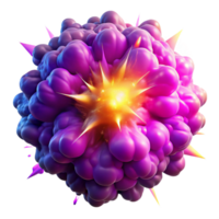 sumptuous acclaimed A chaotic explosion of vibrant, saturated hues, resembling a nebula, with a bright, celestial light source png