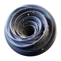 melancholic dazzling A dynamic, swirling vortex of particles and energy, resembling a black hole, with a sense of intense gravity masterfully captured png