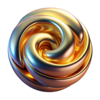 mysterious dramatic A close up of a liquid metal surface, with swirling patterns and iridescent reflections, illuminated by a warm, golden light. Abstract macro photography style studio quality png