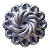 breathtaking unforgettable A complex fractal pattern, rendered in shades of grey, with a subtle texture and a deep, three dimensional appearance png
