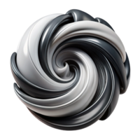 memorable art deco A dynamic composition of swirling brushstrokes, in shades of black and white, with a strong contrast and a gestural, abstract expressionist style exclusive png