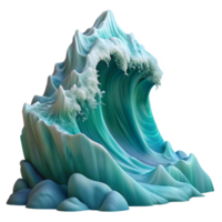 alluring distinguished A roaring ocean wave crashing against a cliff, dramatic lighting, realistic style, dynamic movement, png