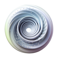 exceptional organic A swirling vortex of binary code, ones and zeros forming a dynamic, abstract shape, illuminated by a cool white light, rendered in a minimalist, style studio quality png