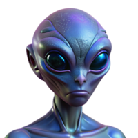 striking calm organic A close up portrait of an alien with iridescent skin and multifaceted eyes, intricate details, dramatic lighting, rendered in a hyperrealistic style premium png