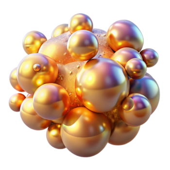 notevole Gotico un' campo di scintillante, iridescente particelle, galleggiante nel zero gravità, illuminato di un' caldo, d'oro luce, nel un' sognante, etereo stile superiore fila png