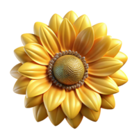 unforgettable traditional A close up of a blooming sunflower, golden hour lighting, detailed textures, botanical illustration style masterfully captured png