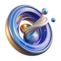 memorable impressionist An abstract representation of time, using swirling lines and glowing particles, with a dynamic composition and a blurred effect high quality png