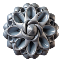 extraordinary joyful nordic A complex fractal pattern, rendered in shades of grey, with a subtle texture and a deep, three dimensional appearance high quality png