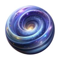 impressive distinctive A swirling vortex of stardust and cosmic dust, illuminated by distant nebulae, in a celestial, astronomical style png
