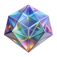 standout mid century A field of translucent, geometric prisms refracting light in a mesmerizing pattern, in a crystalline, optical art style refined png