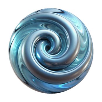 degno di nota etereo geometrico un' vorticoso vortice di liquido mercurio, riflettendo un' distorto Immagine di il circostante ambiente, con drammatico illuminazione studio qualità png