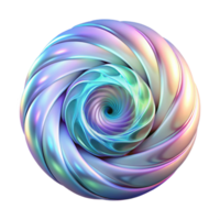 alluring calm traditional A swirling vortex of iridescent fractal patterns, illuminated by soft bioluminescent light, in a dreamy, ethereal style 4K png