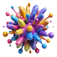standout nordic A chaotic explosion of paint splatters, forming an abstract expressionist masterpiece, brightly lit sharp png