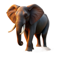 extraordinary playful modern An African elephant silhouetted against a fiery sunset, dust motes dancing in the golden light, photographed in a realistic style 8K png