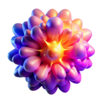 intense impressive A chaotic explosion of vibrant, saturated hues, resembling a nebula, with a bright, celestial light source museum quality png
