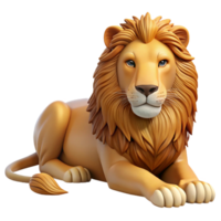 dynamic radiant A regal lion resting in the shade, savanna setting, wildlife photography style crisp png