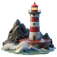 captivating signature A towering lighthouse on a rocky coast, dramatic waves crashing, stormy weather, dramatic lighting, realistic, png