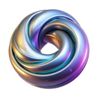mesmerizing impressionist A swirling vortex of liquid metal, reflecting distorted, metallic colors, with a smooth, 3D render style authentic png