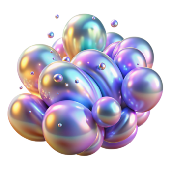 meraviglioso ispirato un' campo di scintillante, iridescente particelle, galleggiante e vorticoso, nel un' magico, incantevole stile png