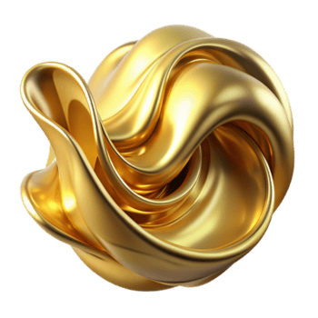stunning coveted A dynamic, flowing composition of liquid gold, reflecting distorted images and light patterns, in a luxurious, metallic style png