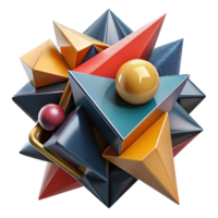 immaculate elegant A dynamic, abstract composition of geometric shapes, with sharp, contrasting edges and a bold, graphic style authentic png