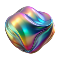 sought after classic A shimmering, iridescent surface rippling and distorting, reflecting a spectrum of vibrant colors, in a fluid, dynamic style crisp png
