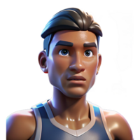 standout baroque Portrait of a determined athlete with sweat dripping down their face and a focused gaze, lit by bright stadium lights, sports photography style 8K png