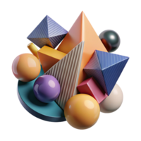 serene dynamic urban A dynamic, abstract composition of geometric shapes, with sharp, contrasting edges and a bold, graphic style high resolution png