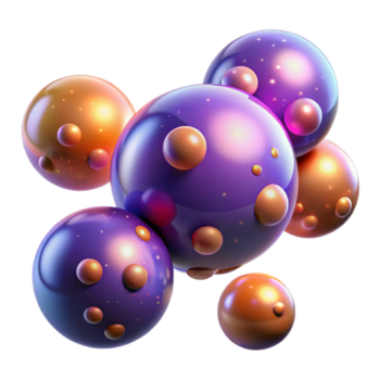 verträumt faszinierend ein Feld von glühend Kugeln schwebend im Raum, jeder mit ein einzigartig Farbe und Intensität, Erstellen ein Sinn von Wunder und Geheimnis 8 Tausend png