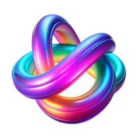vibrant harmonious modern A dynamic composition of intersecting light trails in vibrant neon colors, with a dark, moody background and transparent background studio quality png