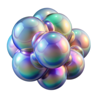 romantic mesmerizing A field of iridescent soap bubbles, reflecting a distorted image of the surrounding environment, with soft, diffused lighting top tier png